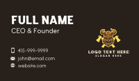 Viking Skull Warrior Axe Business Card Image Preview