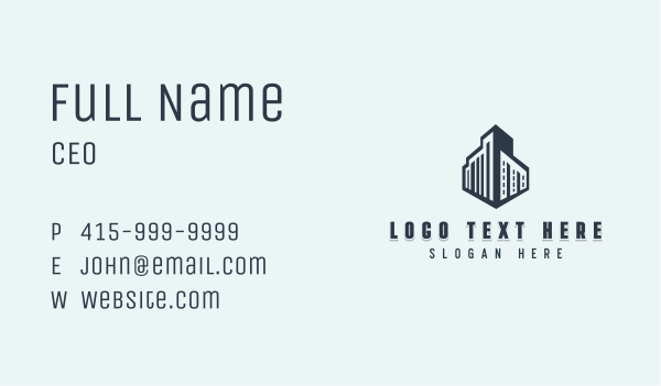 Real Estate Building Property Business Card Design Image Preview
