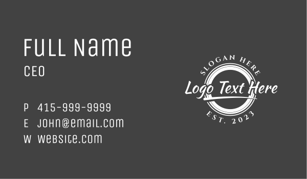 Generic Streetwear Store Business Card Design Image Preview