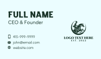 Green Horse Racer Business Card Image Preview
