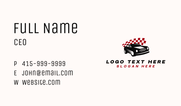 Car Racing Motorsport Business Card Design Image Preview