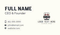 Real Estate Home Roofing  Business Card Design