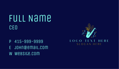 Saxophone Jazz Bar Business Card Image Preview