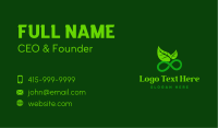 Natural Plant Infinity Business Card Design