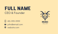 Ox Head Women Symbol Business Card Image Preview