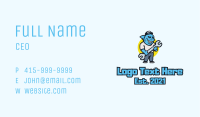 Shark Wrench Mechanic Business Card Image Preview