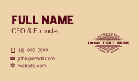 Maroon Vintage Business Business Card Preview