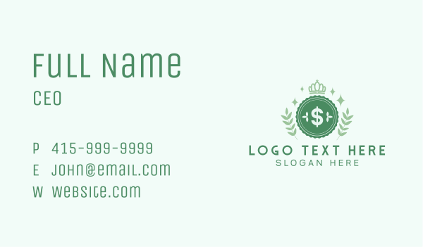 Laurel Money Lending Business Card Design Image Preview