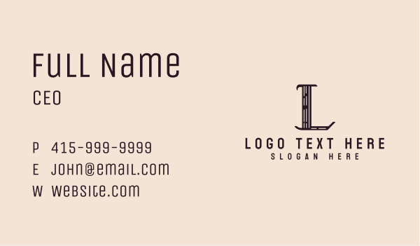 Legal Attorney Firm Business Card Design Image Preview