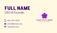 Natural Flower Bloom Business Card Design