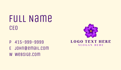Natural Flower Bloom Business Card Image Preview