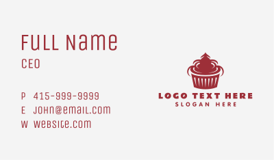 Cupcake Pastry Snack Business Card Image Preview