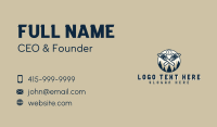 Woodwork Chainsaw Forest Business Card Preview