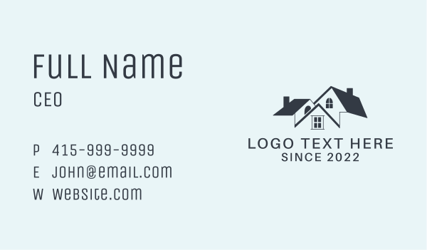 House Roof Builder Business Card Design Image Preview