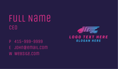 Gradient Fast Truck Business Card Image Preview