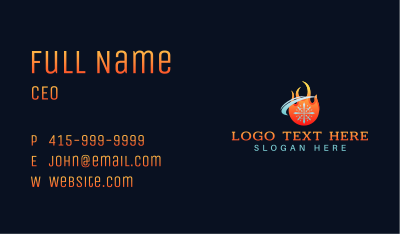  Flame Cooling HVAC Business Card Image Preview