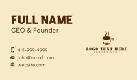 Brown Music Cafe  Business Card Image Preview