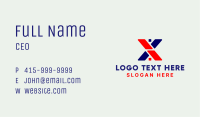 House Roof Letter X Business Card Image Preview