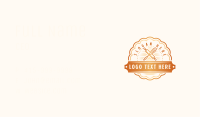 Homemade Pastry Bakeshop Business Card Image Preview