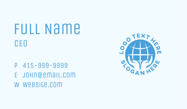 World Volunteer Charity Business Card Design Image Preview