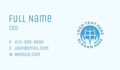 World Volunteer Charity Business Card Image Preview