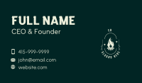 Natural Camp Fire Business Card Design