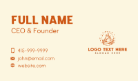 Bonfire Camping Firewood Business Card Preview