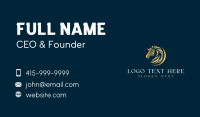 Luxury Equestrian Horse Business Card Design