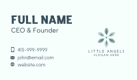Leaf Acupuncture Therapy Business Card Image Preview