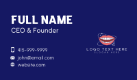 Dental Floss Smile Business Card Design