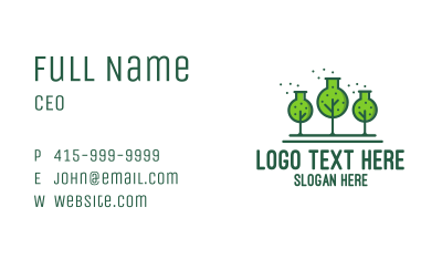 Green Lab Forest Business Card Image Preview