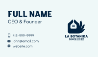 Hand House Realtor  Business Card Design