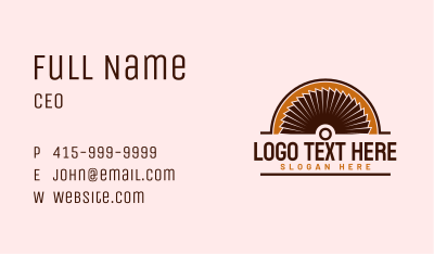 Circular Table Saw  Business Card Image Preview