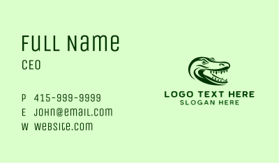Animal Komodo Dragon Business Card Image Preview