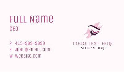 Eyelashes Beauty Makeup Business Card Image Preview