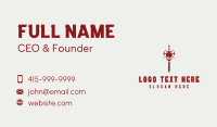 Sword Skull Weaponry Business Card Image Preview