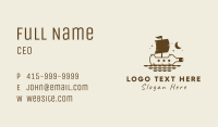 Bottle Galleon Ship Business Card Image Preview
