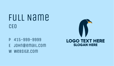 Emperor Penguin Business Card Image Preview