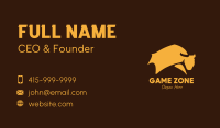 Yellow Livestock Bull Business Card Image Preview