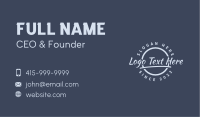 Generic Clothing Brand Business Card Image Preview