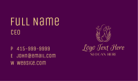 Floral Organic Nude Woman Business Card Image Preview