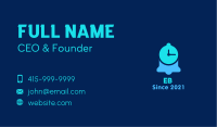 Notification Bell Clock Business Card Image Preview