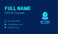 Notification Bell Clock Business Card Image Preview