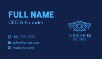 Futuristic Cyber Camera Business Card Image Preview