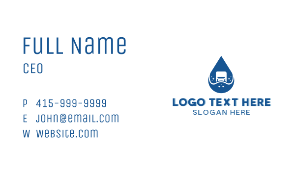 Auto Car Wash Cleaning Business Card Design Image Preview