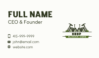 Carpentry Construction Renovation Business Card Image Preview