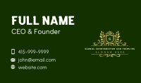 Premium Crown Shield Business Card Image Preview