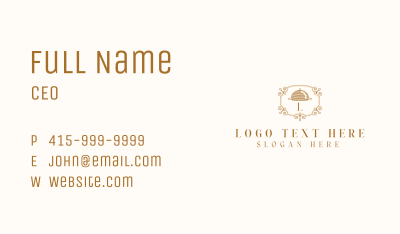 Bistro Catering Restaurant Business Card Image Preview