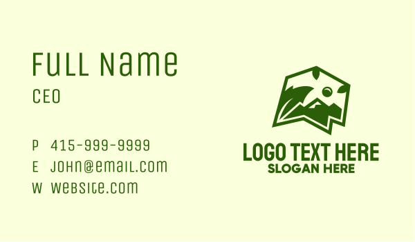 Nature Mountain Landscape Business Card Design Image Preview