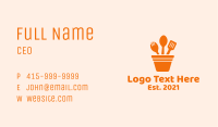 Kitchen Utensil Pot Business Card Image Preview